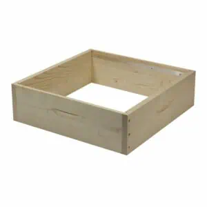 12er Dadant Honigraum-Zarge 150 mm hoch, mit Alu-Schienen