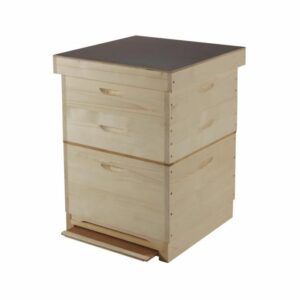 12er Dadant Holzbeute komplett (Honigräume mit Metallrechen)
